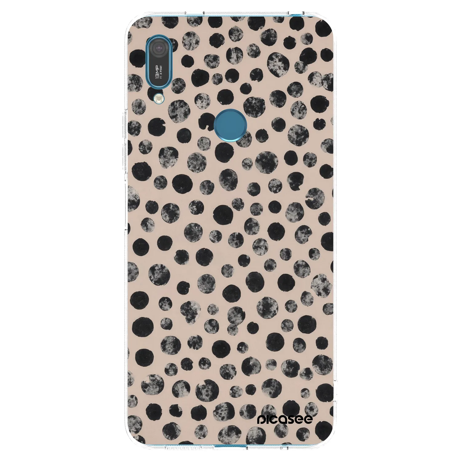 Picasee silikonska prozirna maskica za Huawei Y7 2019 - Dots