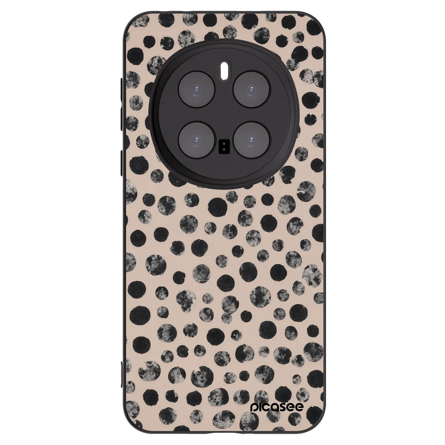 Picasee crna silikonska maskica za Honor Magic7 Pro 5G - Dots