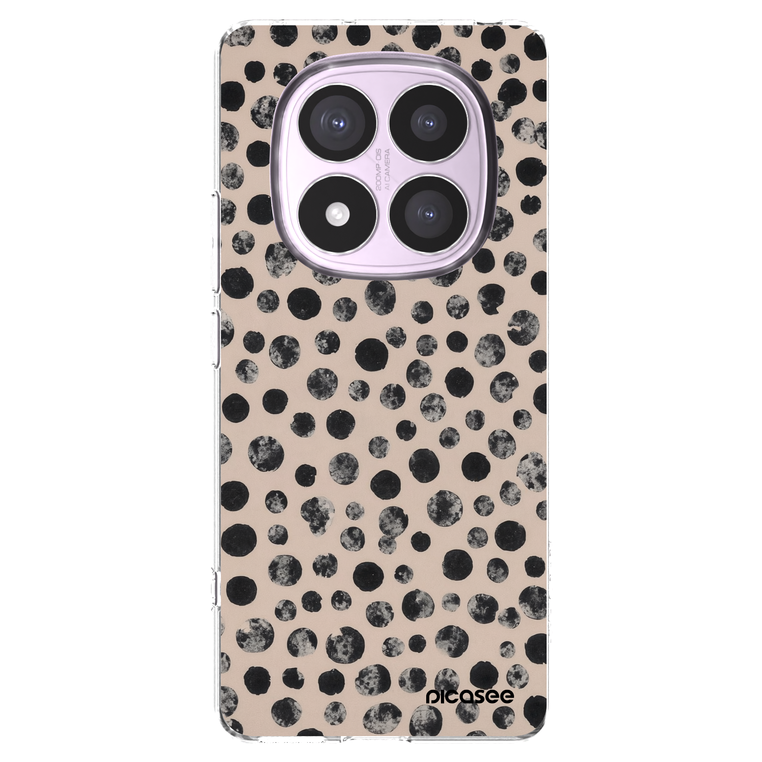 Picasee silikonska prozirna maskica za Xiaomi Redmi Note 14 Pro 4G - Dots