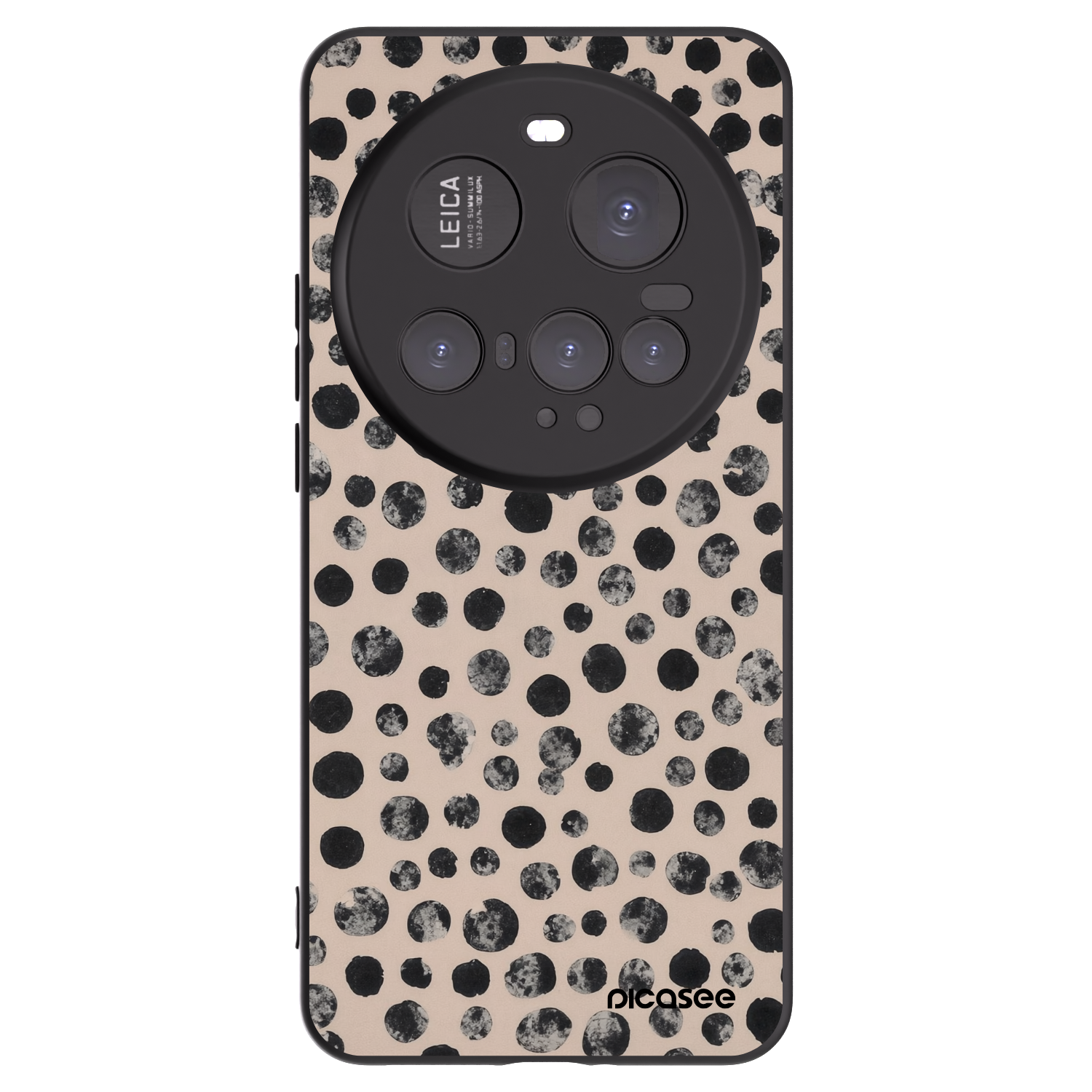 Picasee crna silikonska maskica za Xiaomi 15 Ultra - Dots