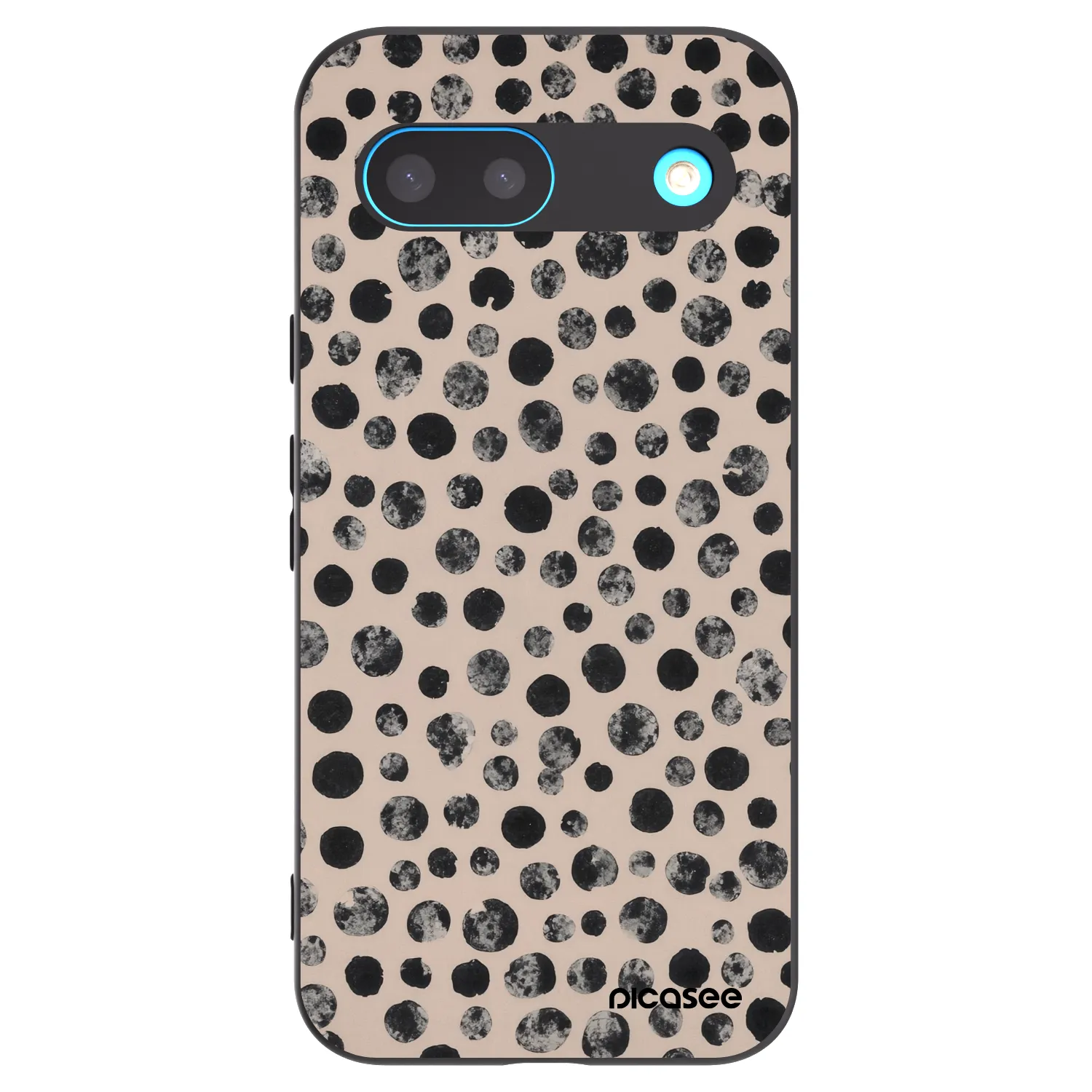 Picasee crna silikonska maskica za Google Pixel 8 - Dots