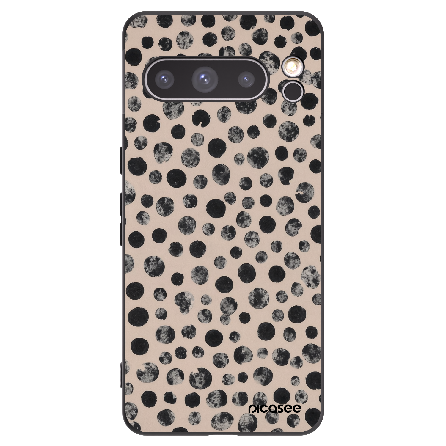 Picasee crna silikonska maskica za Google Pixel 8 Pro - Dots