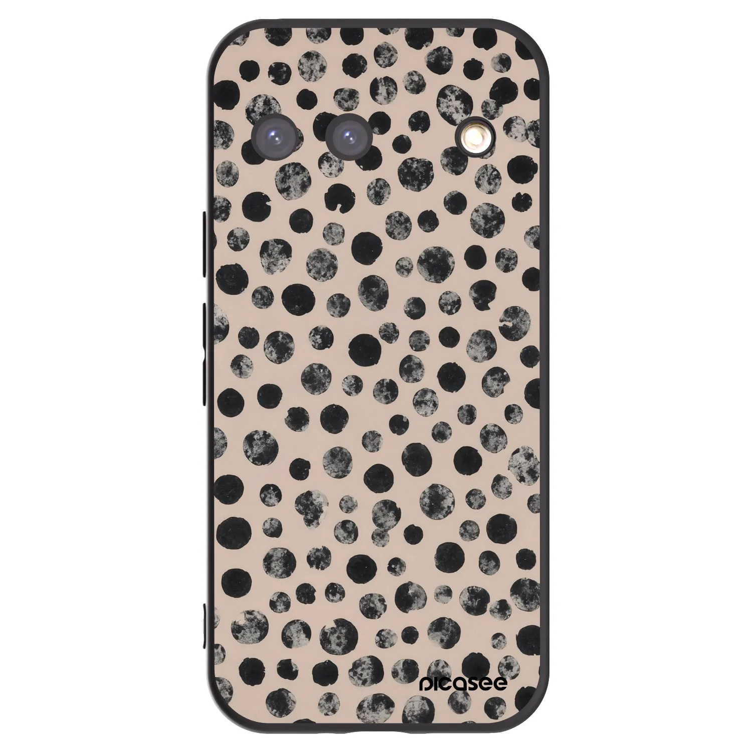 Picasee crna silikonska maskica za Google Pixel 9 - Dots