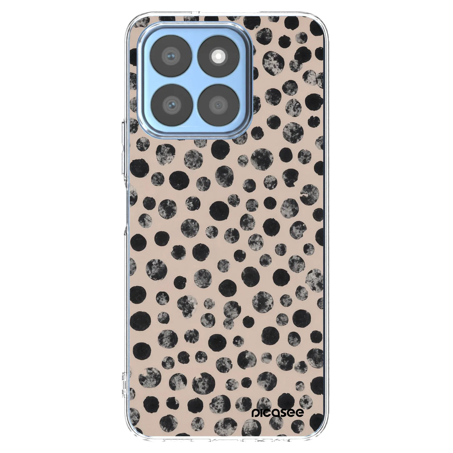Picasee silikonska prozirna maskica za Honor X8c - Dots