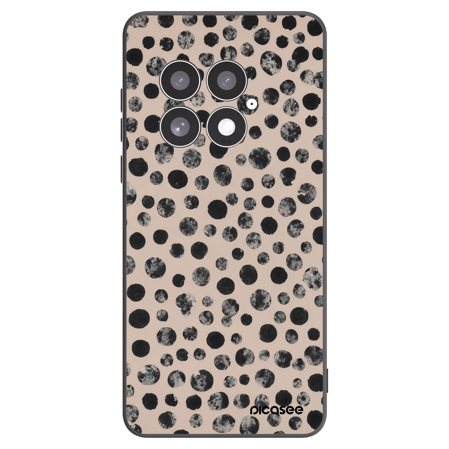 Picasee crna silikonska maskica za OnePlus 13 5G - Dots