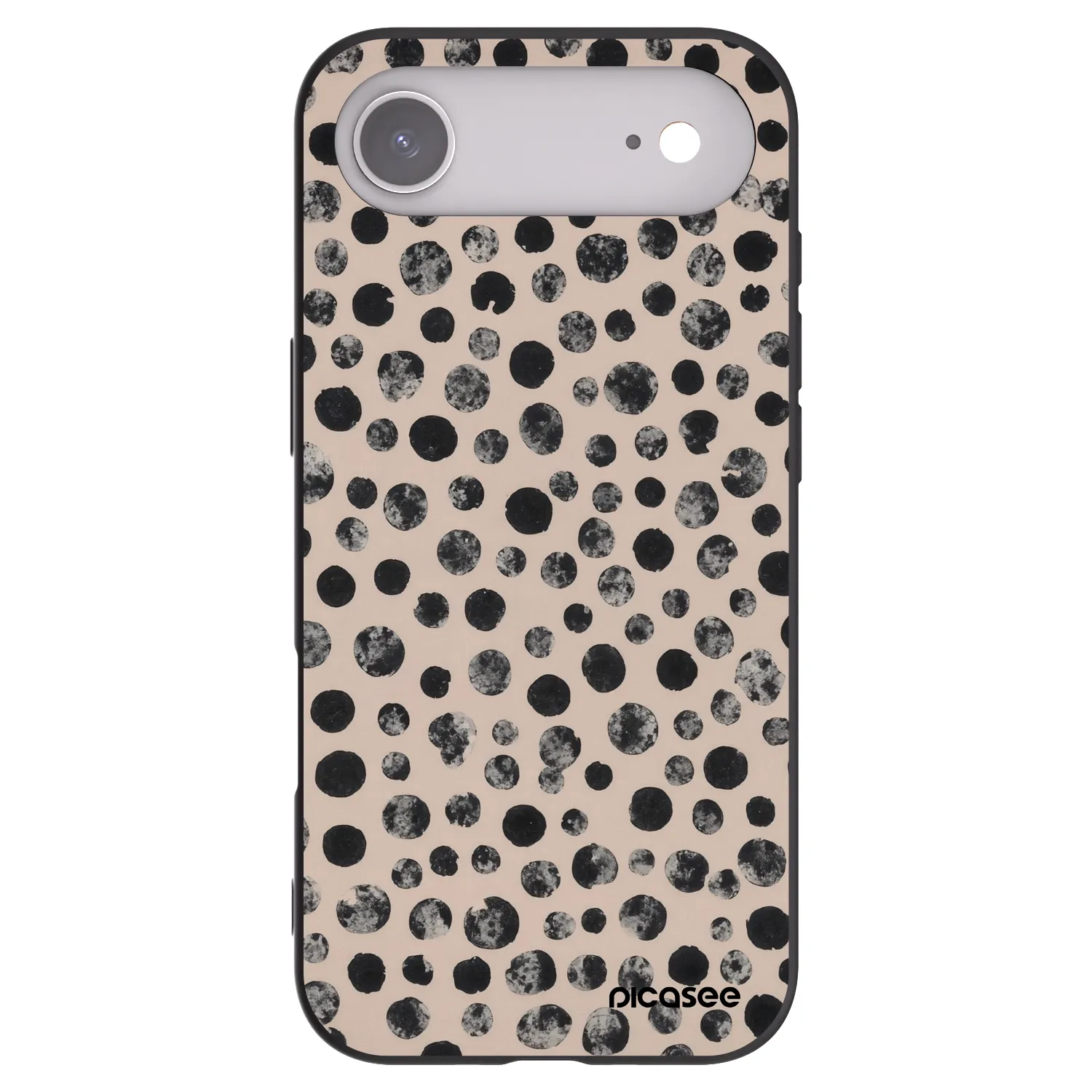 Picasee crna silikonska maskica za Apple iPhone Air - Dots