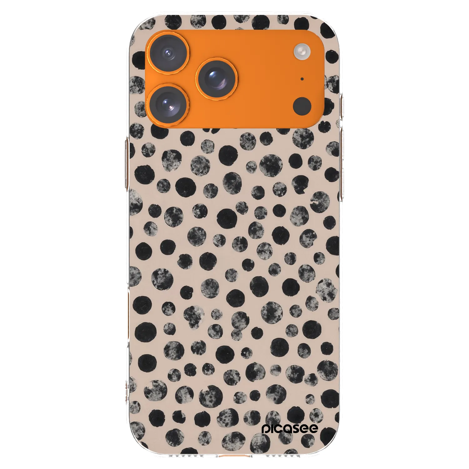 Picasee silikonska prozirna maskica za Apple iPhone 17 Pro Max - Dots