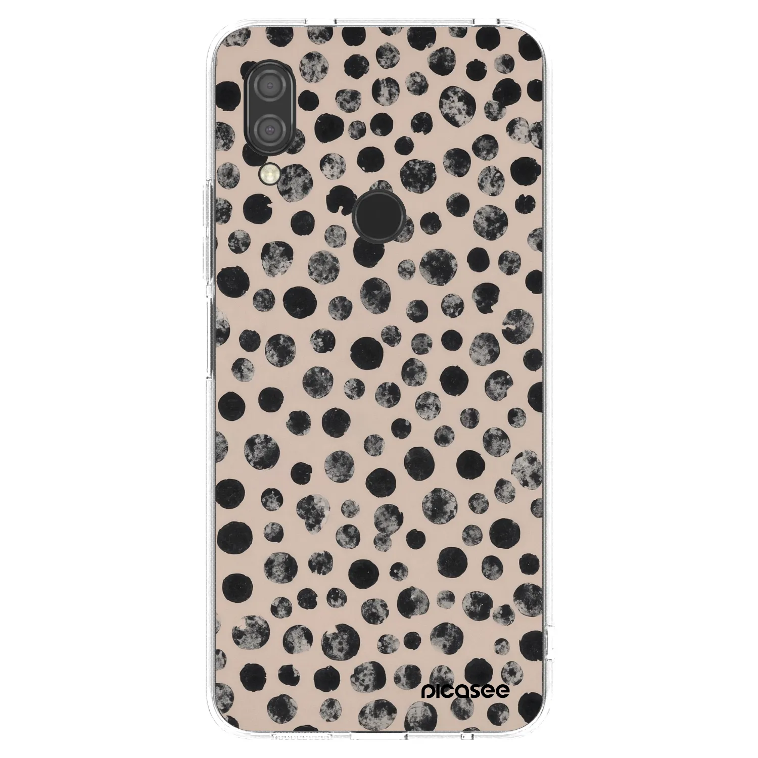 Picasee silikonska prozirna maskica za Xiaomi Redmi 7 - Dots