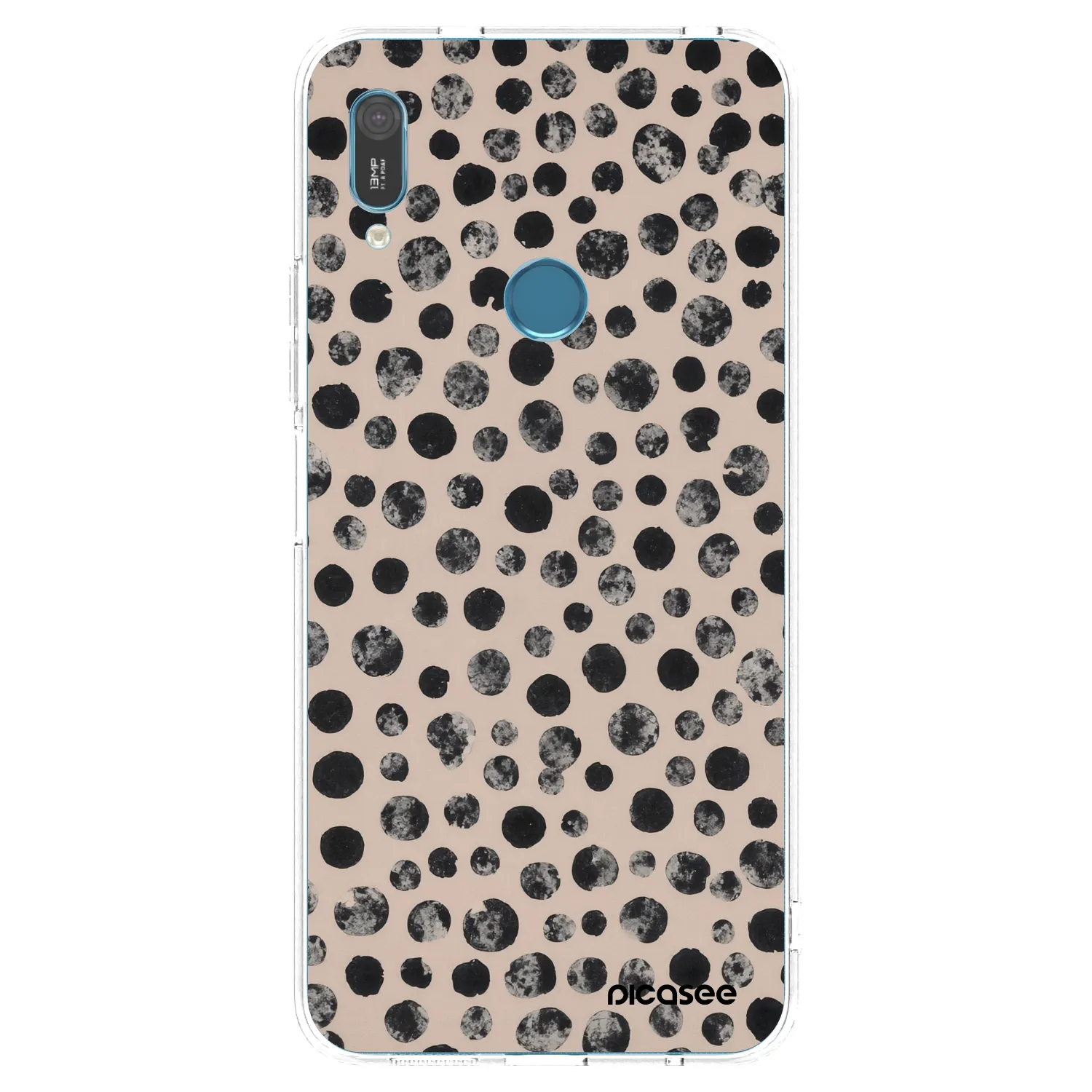 Picasee silikonska prozirna maskica za Huawei Y6 2019 - Dots