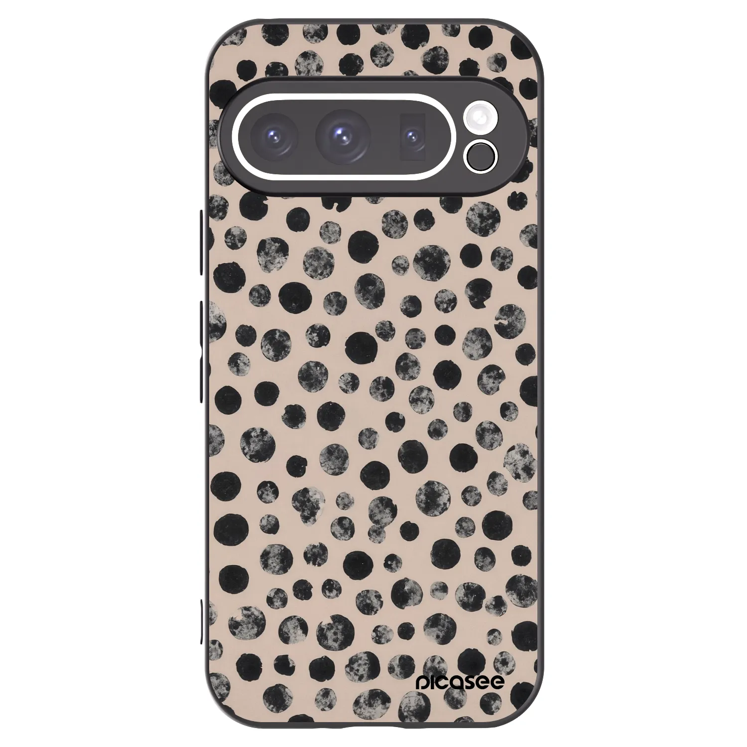 Picasee crna silikonska maskica za Google Pixel 9 Pro XL - Dots