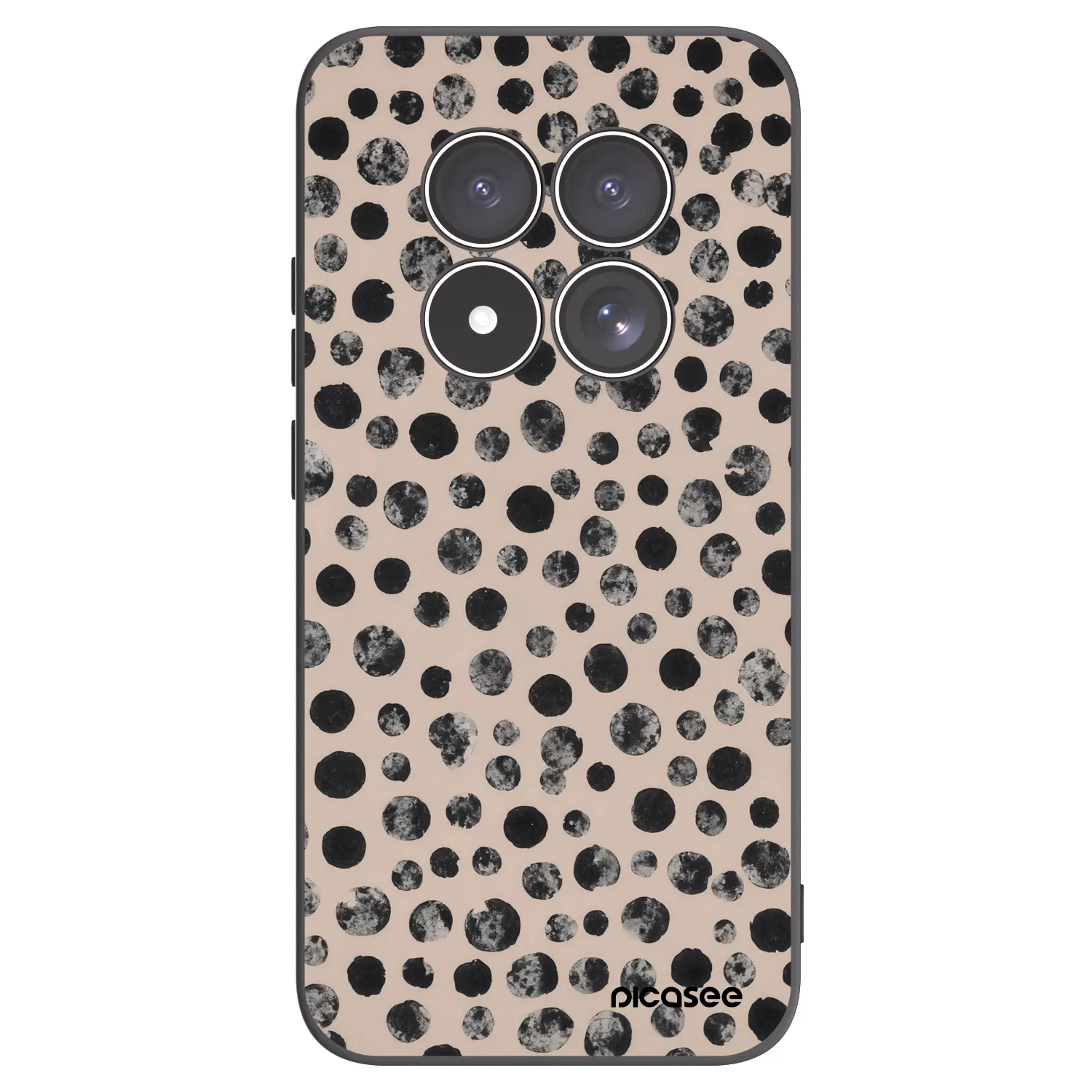 Picasee crna silikonska maskica za Xiaomi Redmi Note 15 Pro 4G - Dots