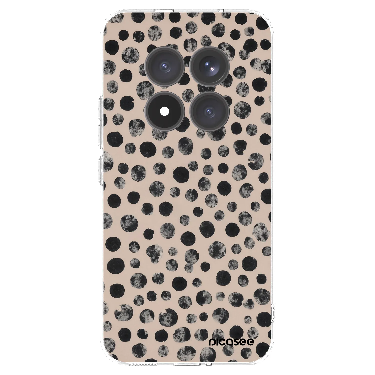Picasee silikonska prozirna maskica za Xiaomi Redmi Note 15 Pro+ - Dots