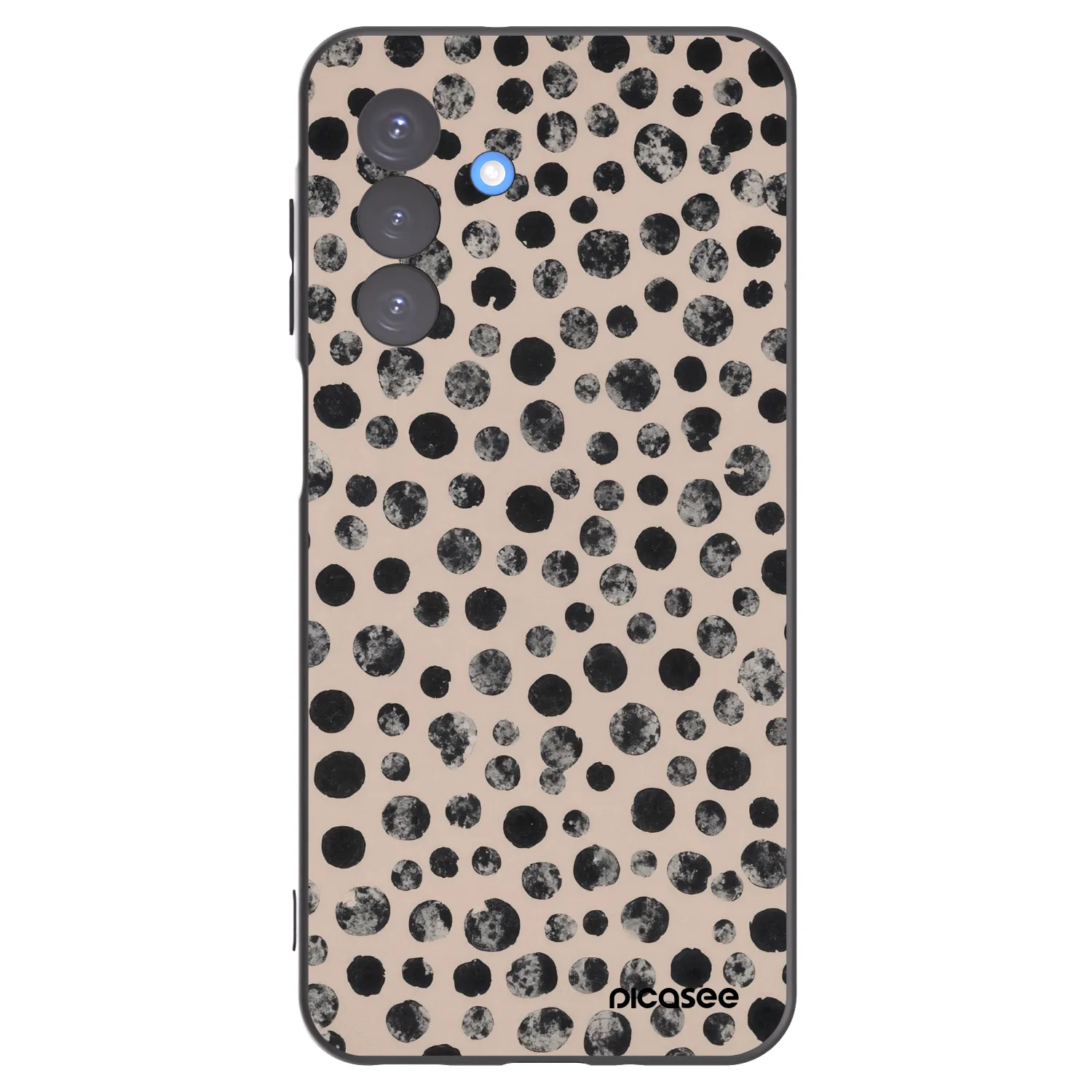 Picasee crna silikonska maskica za Samsung Galaxy A17 5G - Dots
