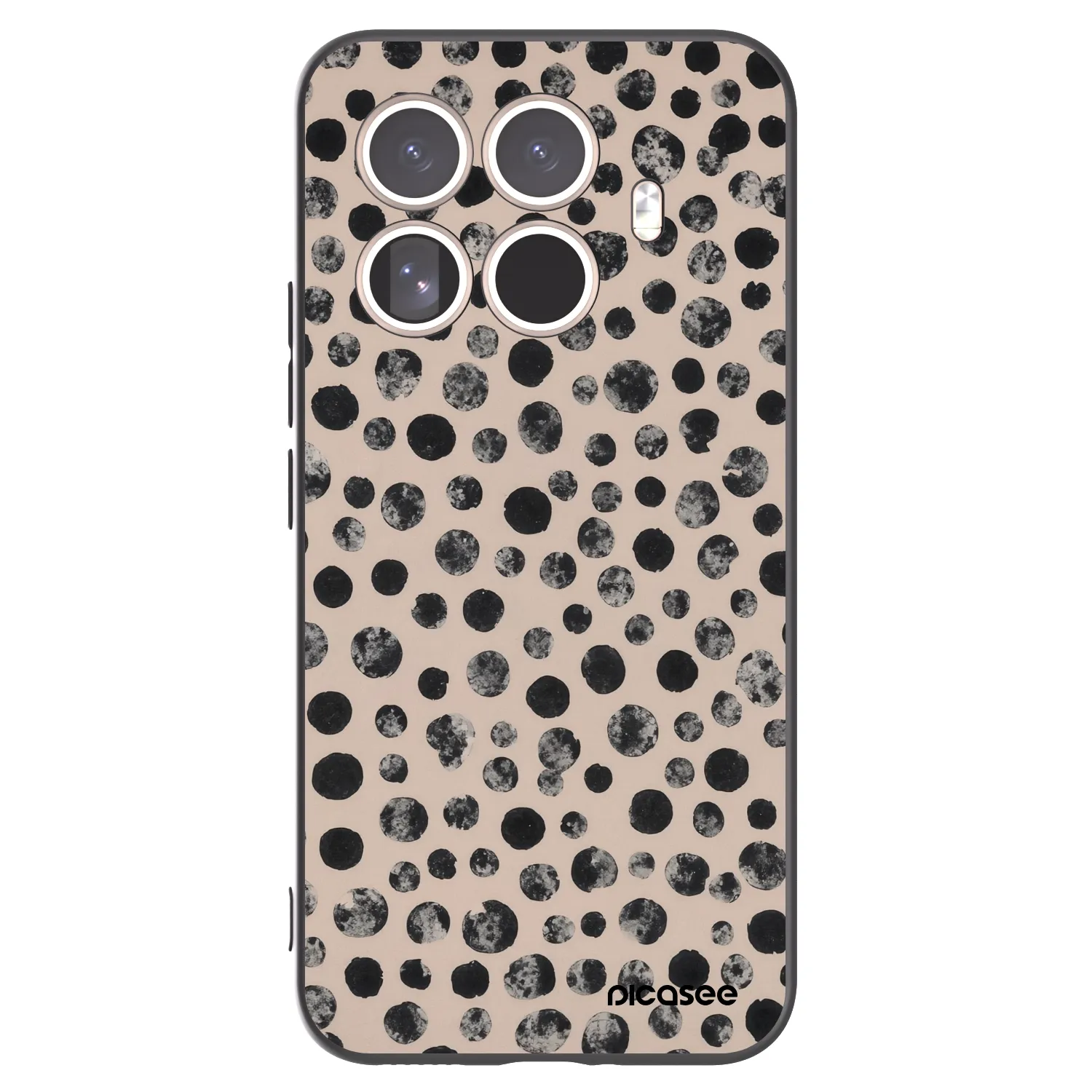 Picasee crna silikonska maskica za Xiaomi 15T Pro - Dots