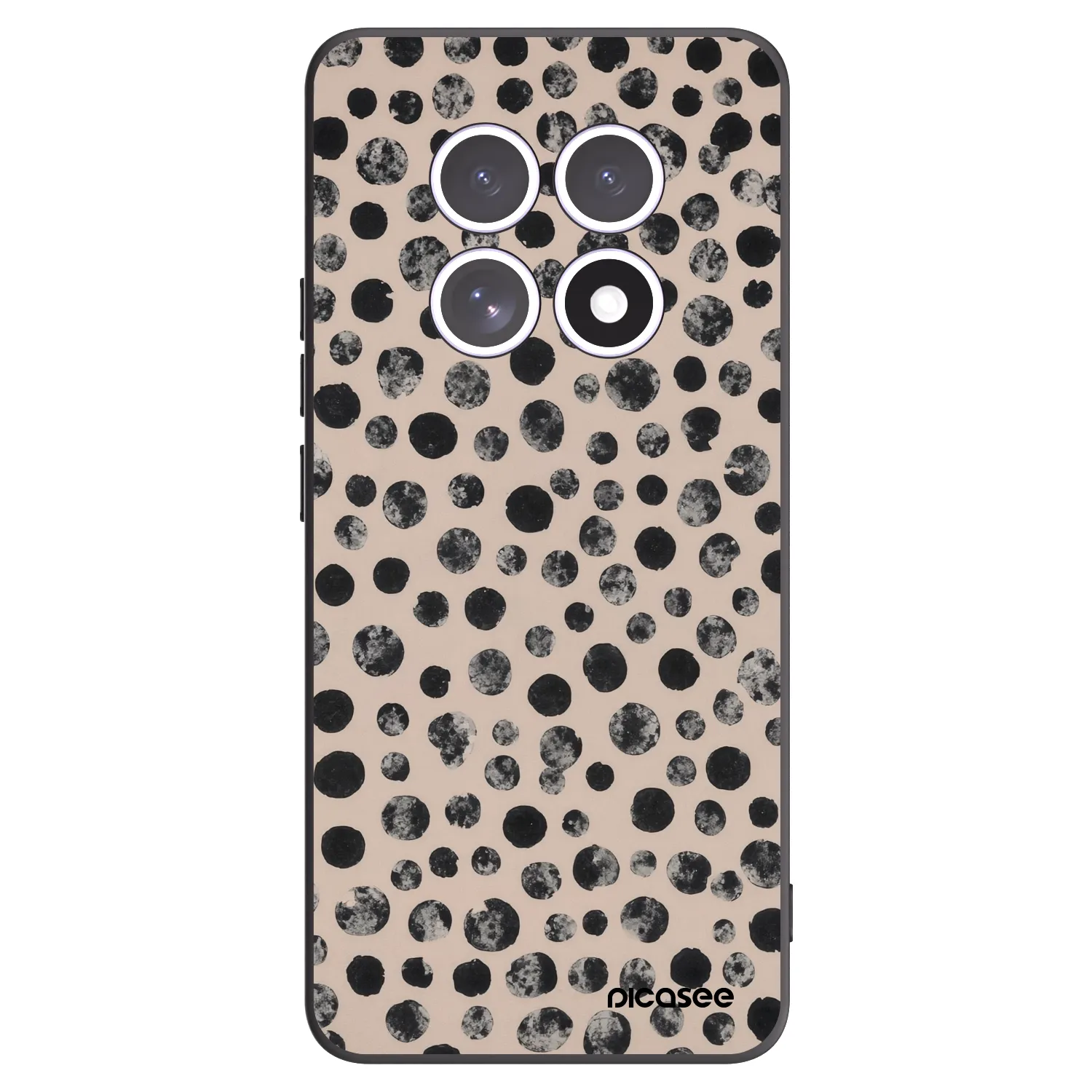 Picasee crna silikonska maskica za Xiaomi Redmi Note 15 - Dots