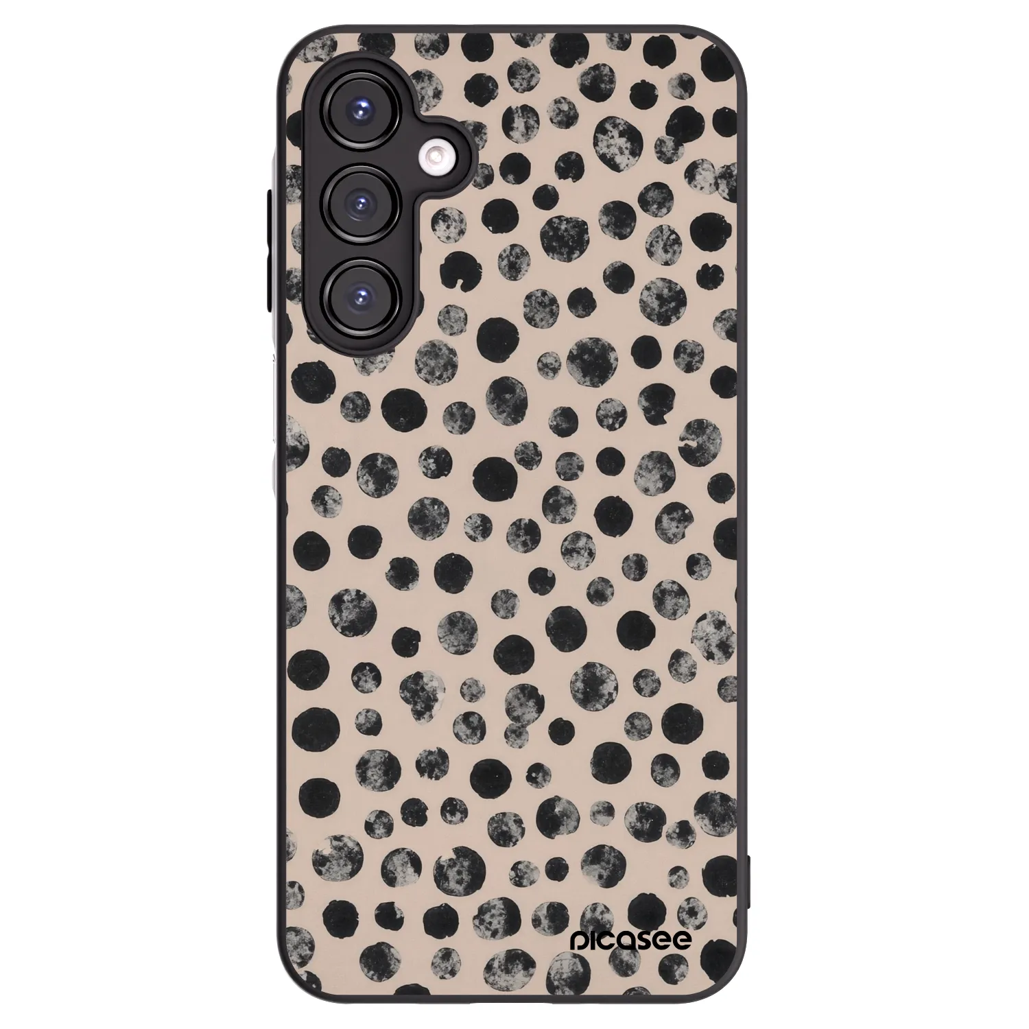Picasee crna silikonska maskica za Samsung Galaxy A16 4G - Dots
