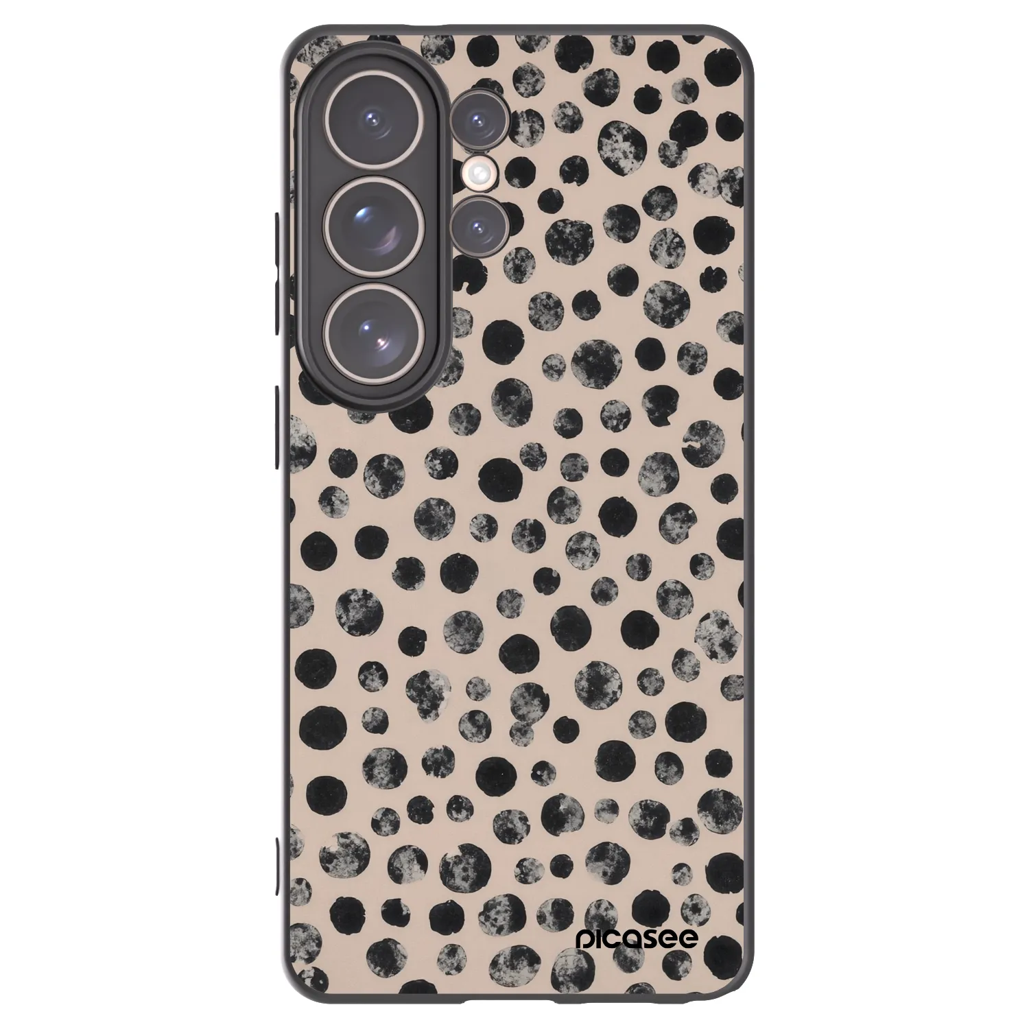 Picasee crna silikonska maskica za Samsung Galaxy S26 Ultra - Dots