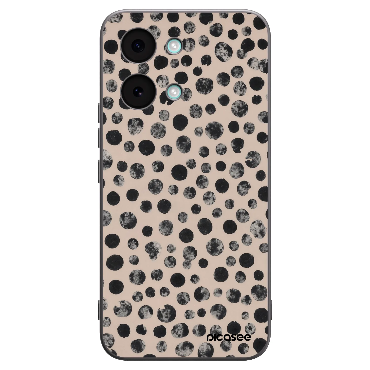 Picasee crna silikonska maskica za Xiaomi Poco X8 Pro Max - Dots