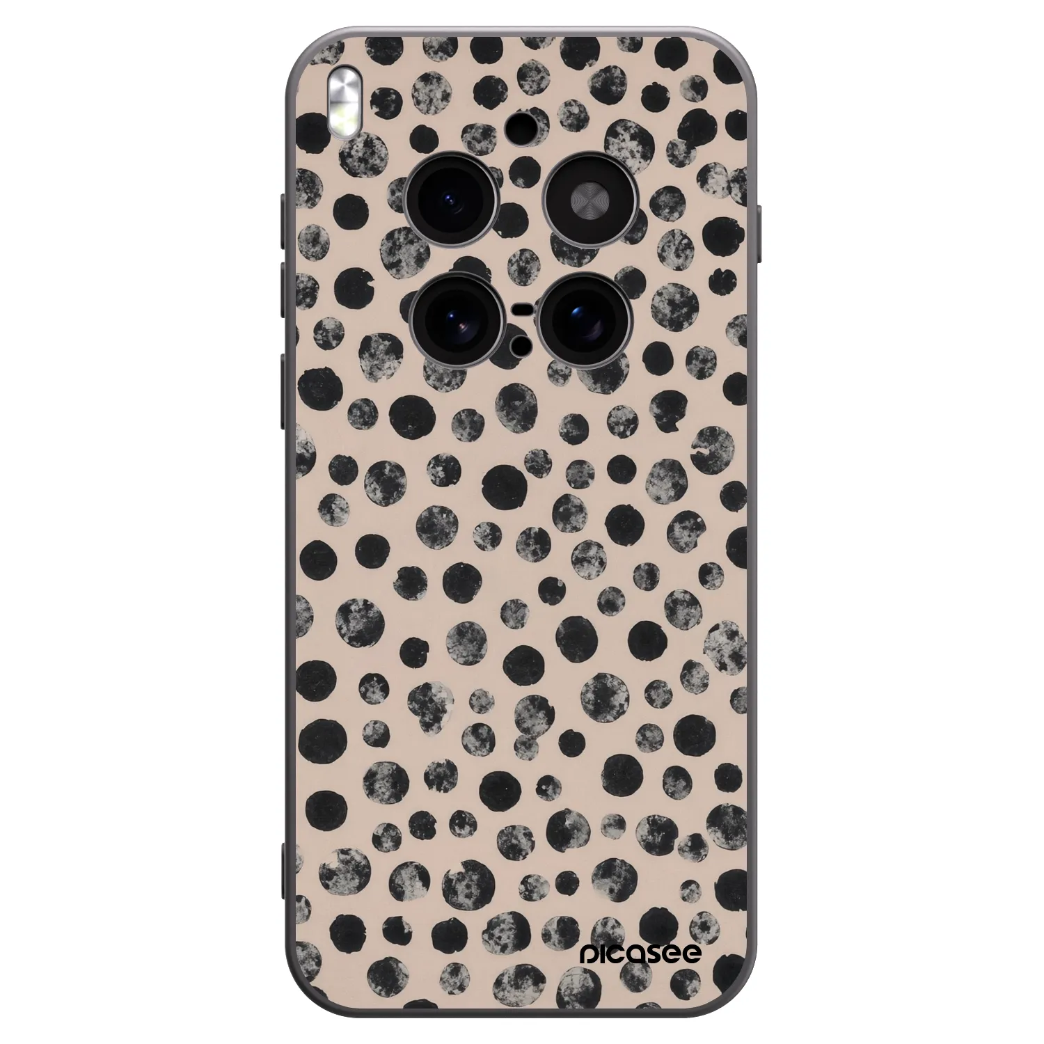 Picasee crna silikonska maskica za Vivo X300 Pro - Dots