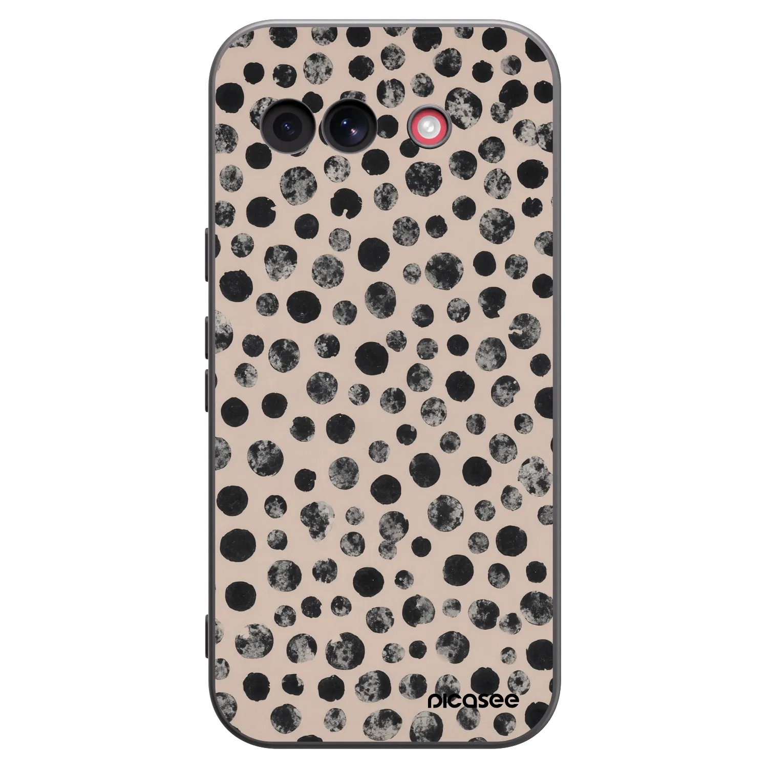 Picasee crna silikonska maskica za Google Pixel 10a - Dots