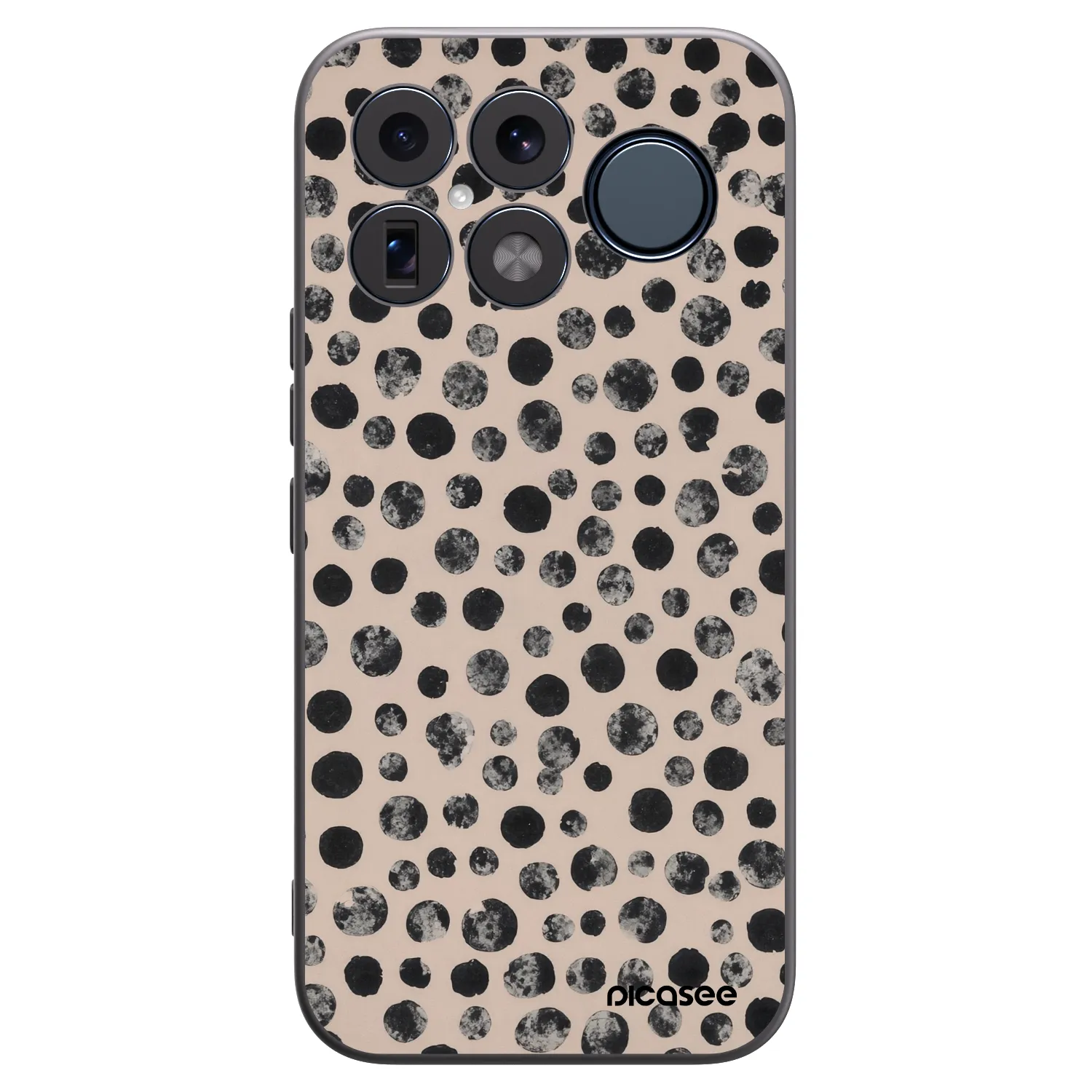 Picasee crna silikonska maskica za Xiaomi Poco F8 Ultra - Dots