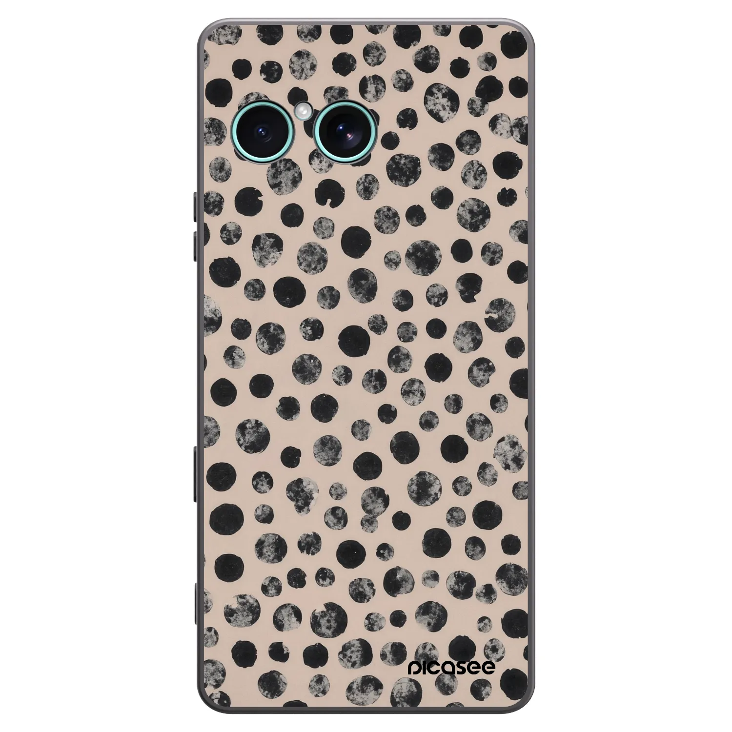Picasee crna silikonska maskica za Sony Xperia 10 VII - Dots