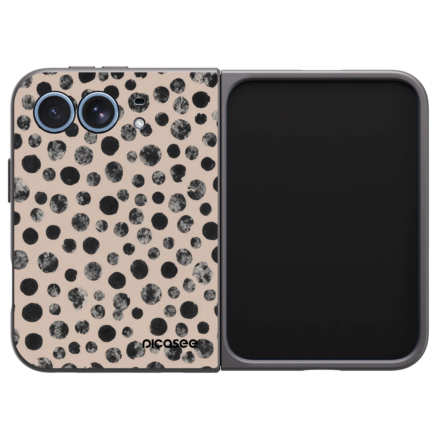 Picasee crna silikonska maskica za Apple iPhone Ultra - Dots