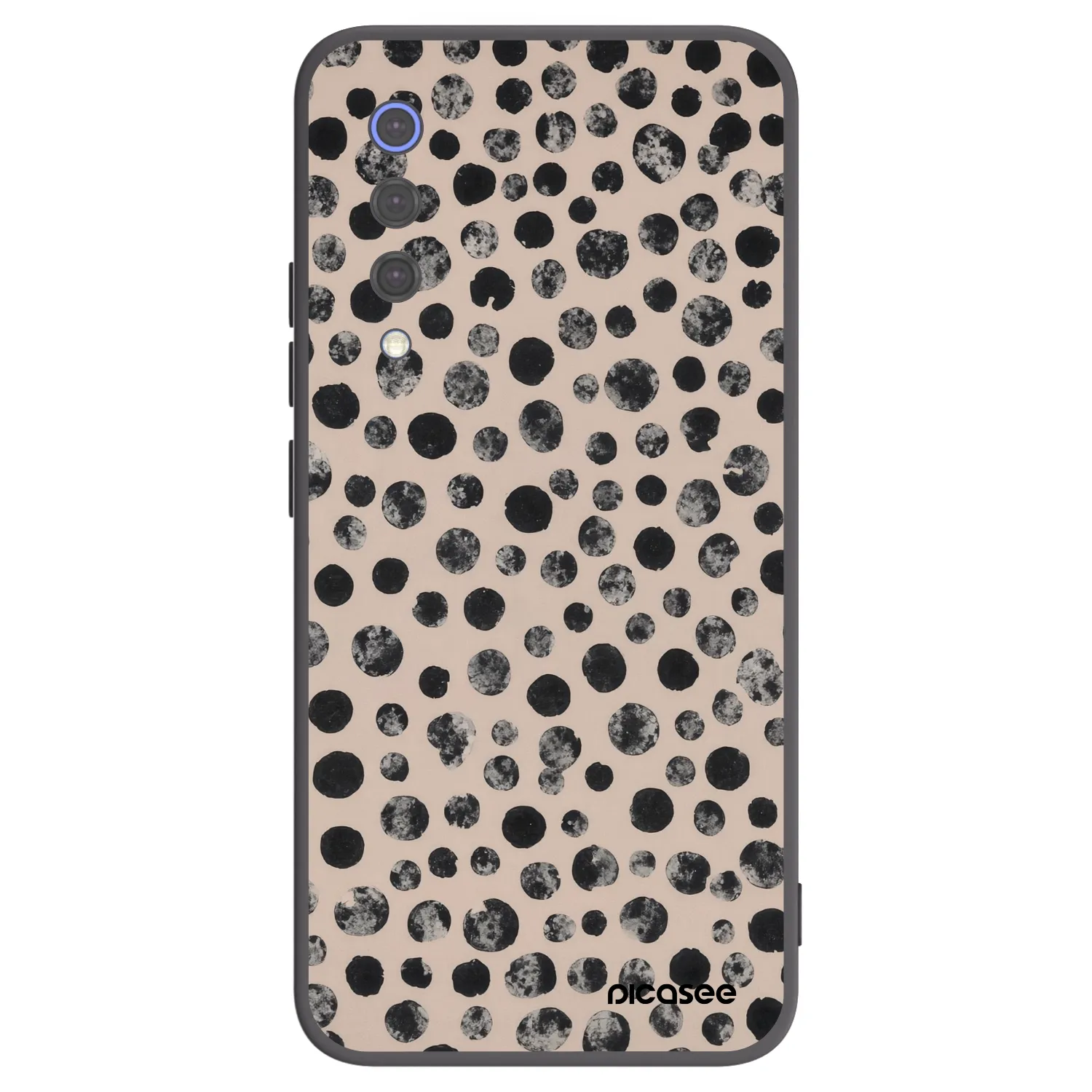 Picasee crna silikonska maskica za Xiaomi Mi 9 SE - Dots