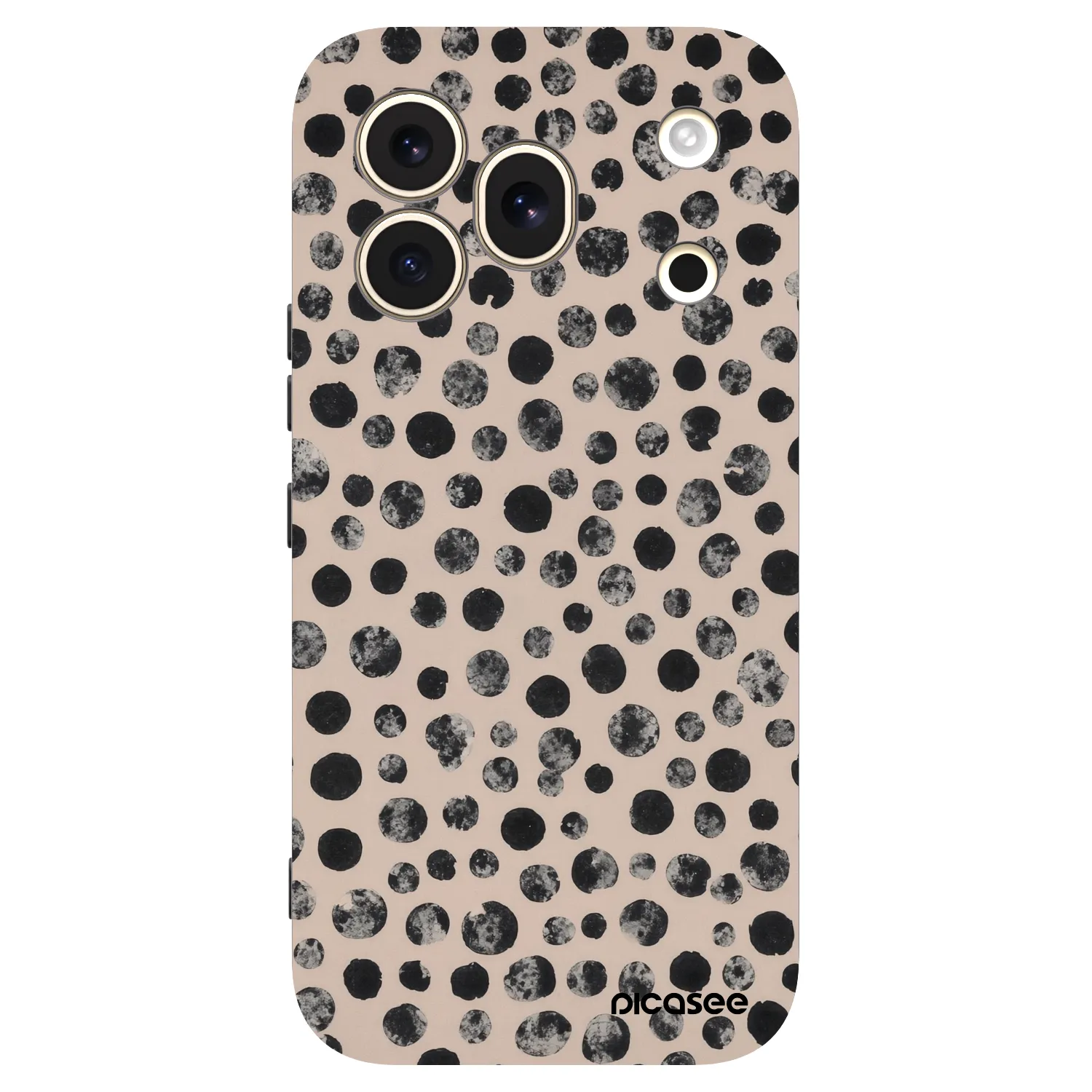 Picasee crna silikonska maskica za Honor 600 Pro - Dots