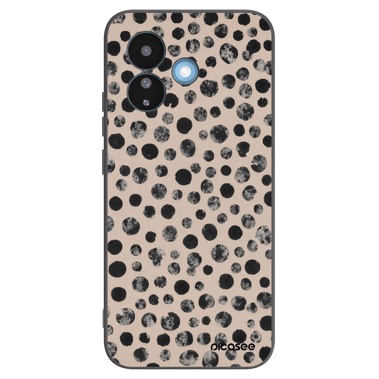 Picasee crna silikonska maskica za Xiaomi Redmi Note 17 Pro 5G - Dots