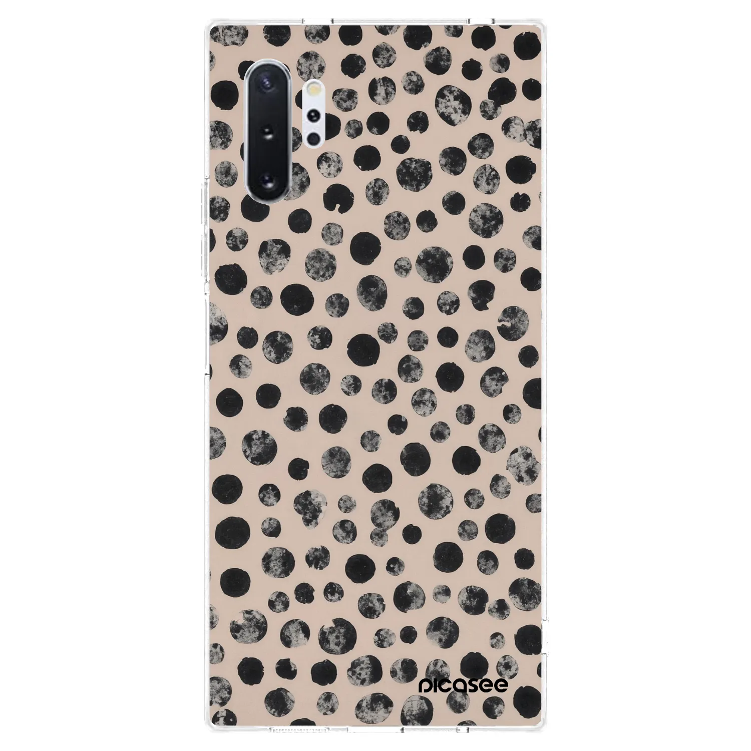 Picasee silikonska prozirna maskica za Samsung Galaxy Note 10+ N975F - Dots