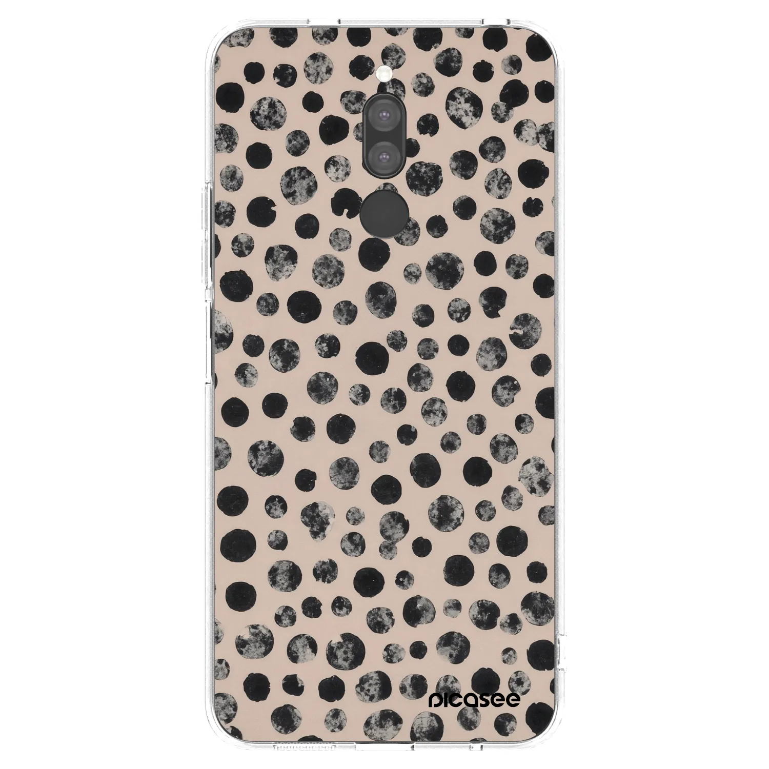 Picasee silikonska prozirna maskica za Xiaomi Redmi 8 - Dots