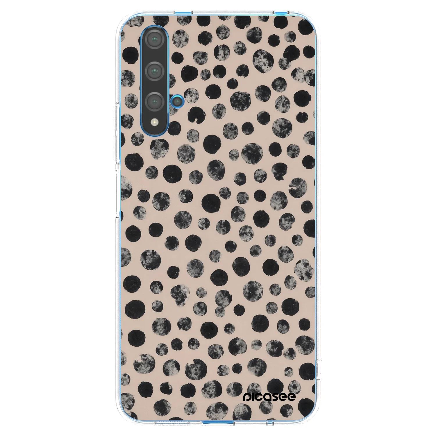 Picasee silikonska prozirna maskica za Huawei Nova 5T - Dots