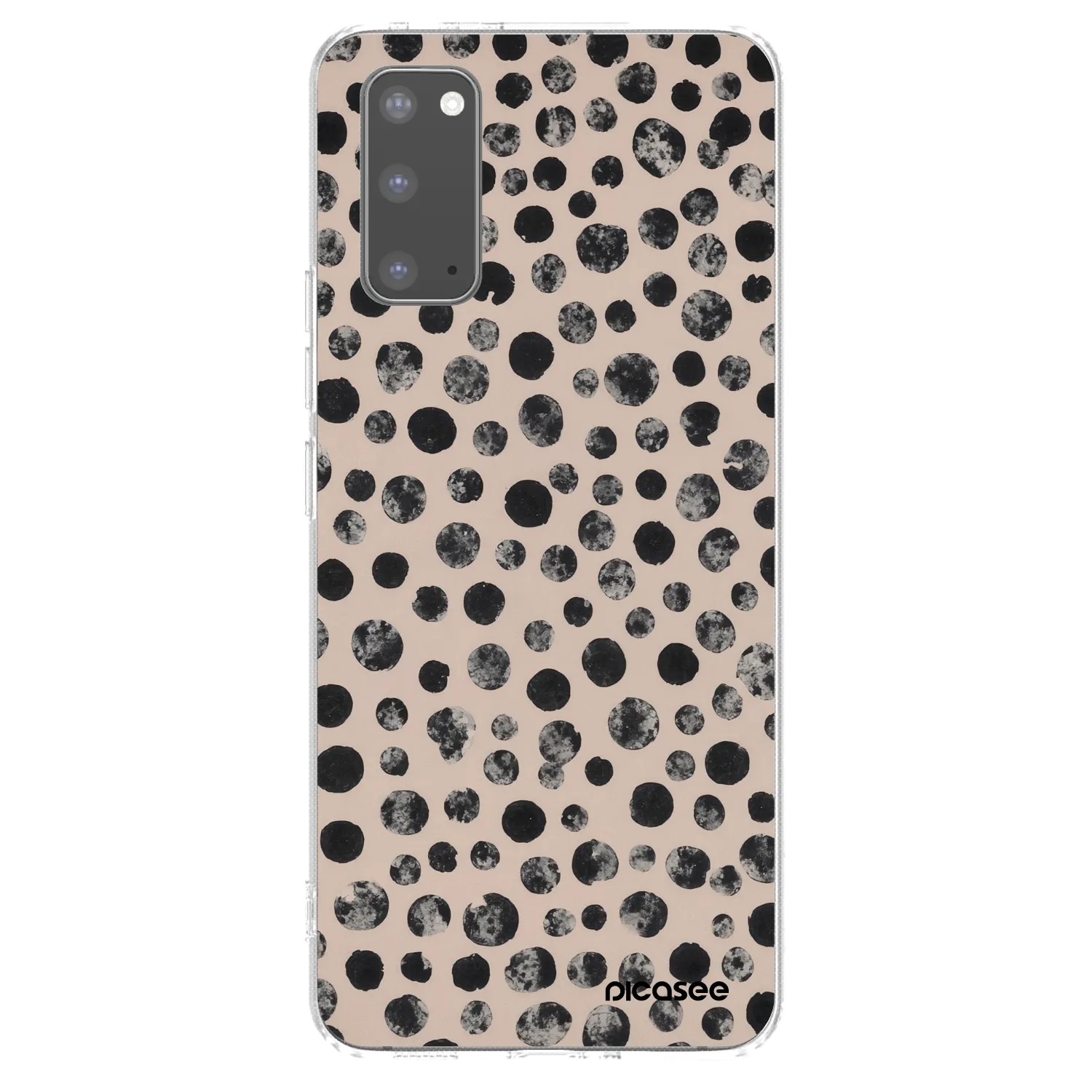 Picasee silikonska prozirna maskica za Samsung Galaxy S20 G980F - Dots