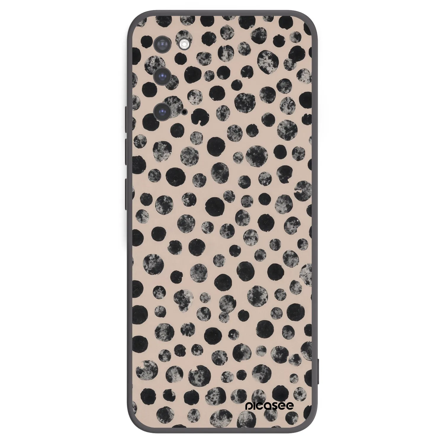 Picasee crna silikonska maskica za Samsung Galaxy S20 G980F - Dots