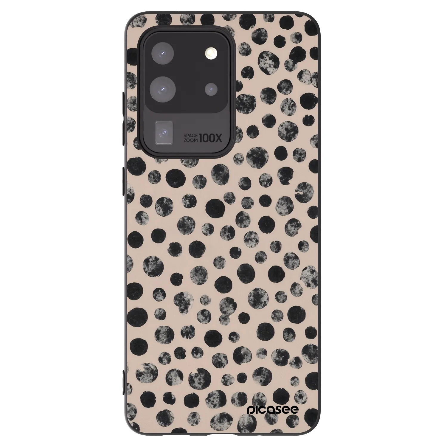 Picasee crna silikonska maskica za Samsung Galaxy S20 Ultra 5G G988F - Dots