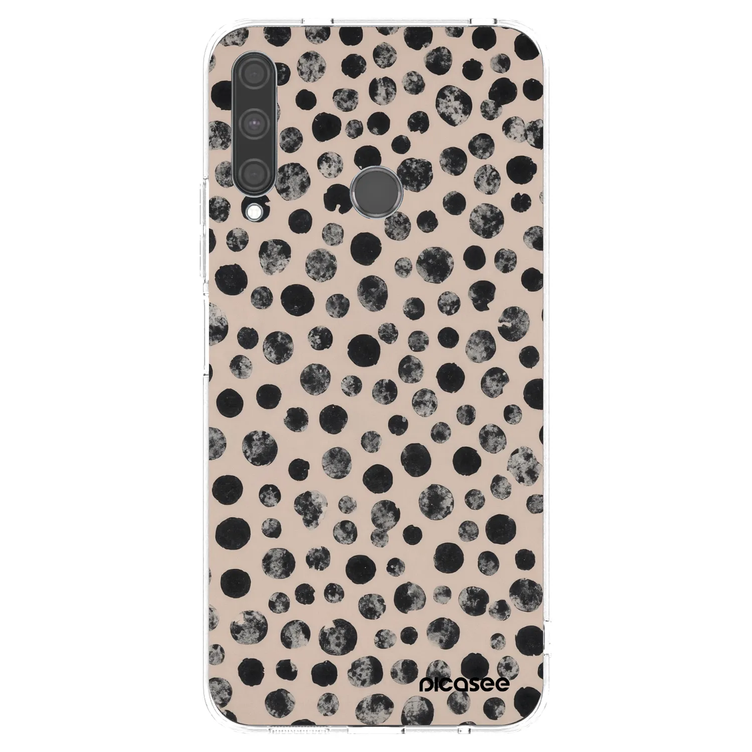 Picasee silikonska prozirna maskica za Huawei P40 Lite E - Dots