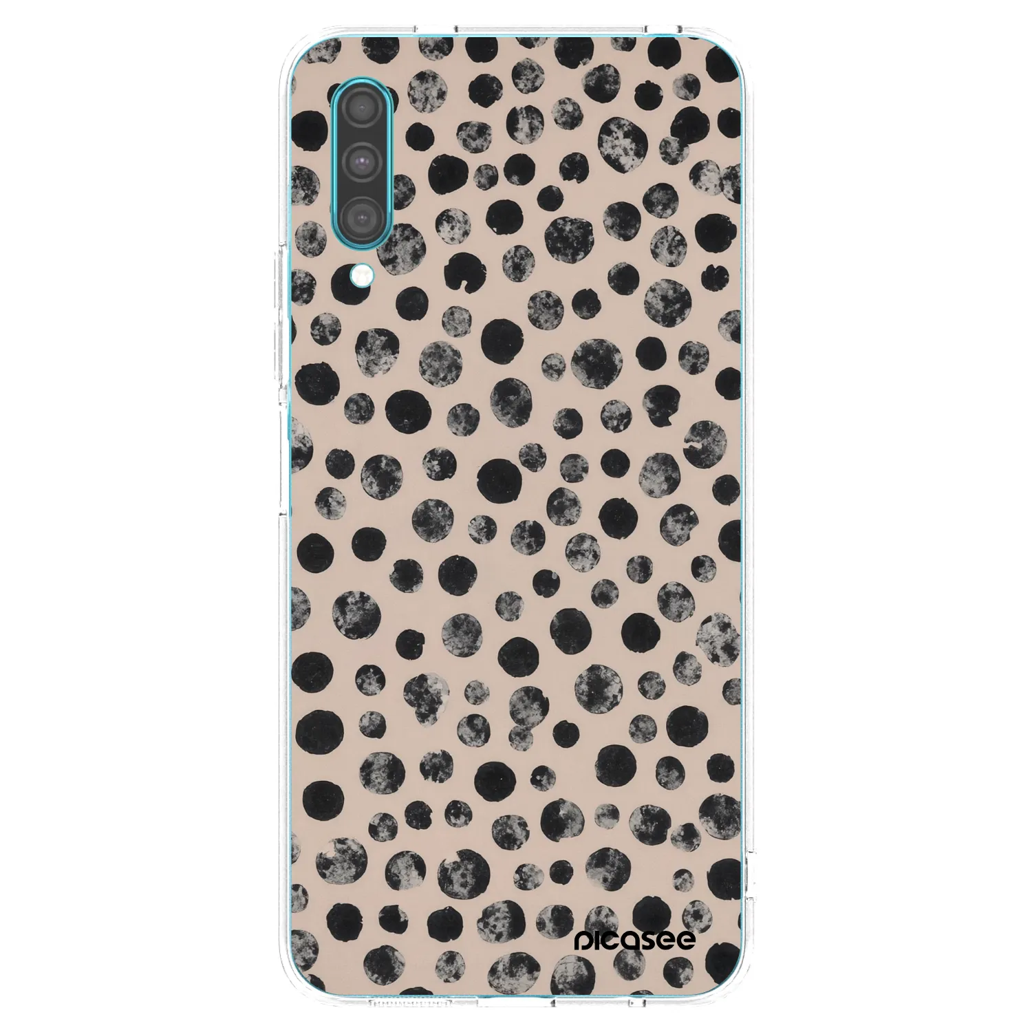 Picasee silikonska prozirna maskica za Samsung Galaxy A30s A307F - Dots