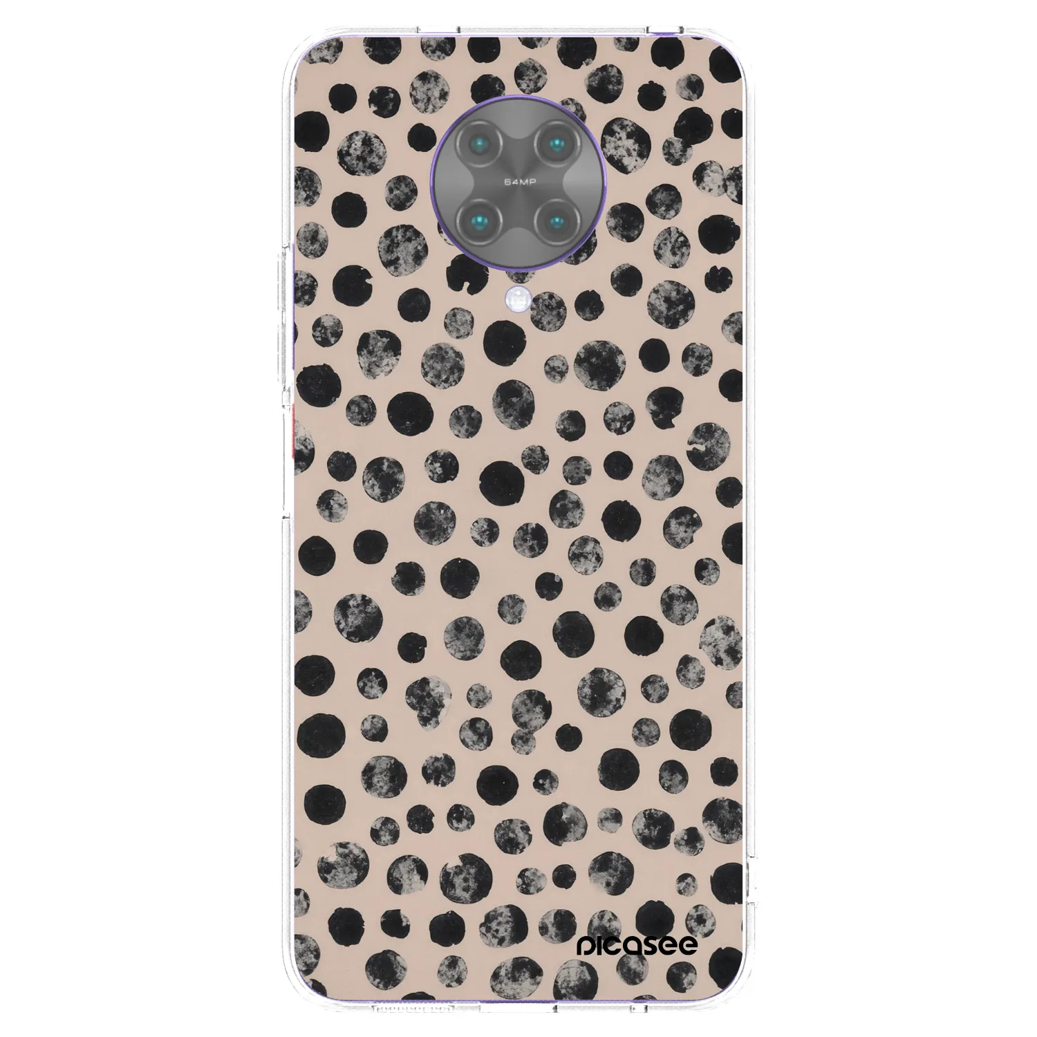 Picasee silikonska prozirna maskica za Xiaomi Poco F2 Pro - Dots