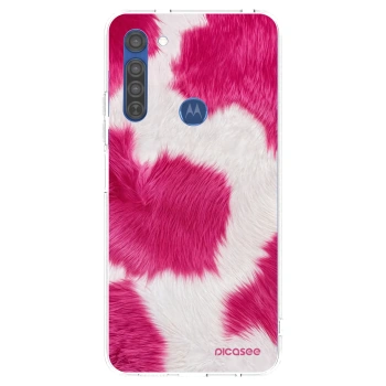Maskica za Motorola Moto G8 - Pink Moo