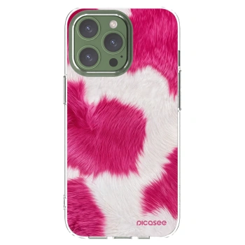 Picasee silikonska prozirna maskica za Apple iPhone 13 Pro - Pink Moo