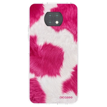 Picasee silikonska prozirna maskica za Xiaomi Redmi Note 9T - Pink Moo