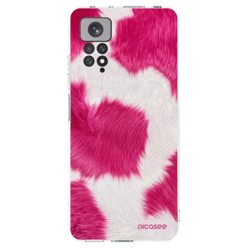 Picasee silikonska prozirna maskica za Xiaomi Redmi Note 11S 4G - Pink Moo