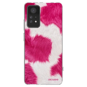 Picasee silikonska prozirna maskica za Xiaomi Redmi Note 11 Pro 5G - Pink Moo