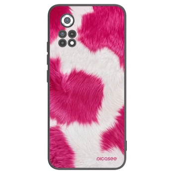 Picasee crna silikonska maskica za Xiaomi Poco X4 Pro 5G - Pink Moo