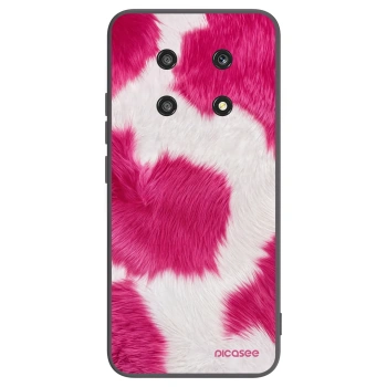 Picasee crna silikonska maskica za Honor Magic4 Lite 5G - Pink Moo