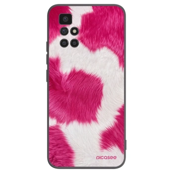 Picasee crna silikonska maskica za Xiaomi Redmi 10 (2022) - Pink Moo