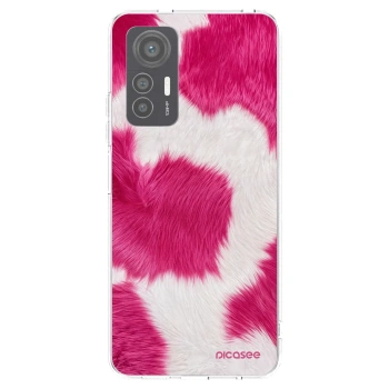 Picasee silikonska prozirna maskica za Xiaomi 12 Lite - Pink Moo