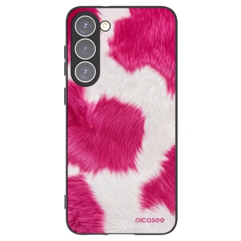 Picasee crna silikonska maskica za Samsung Galaxy S23+ 5G - Pink Moo