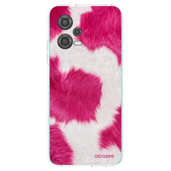 Picasee silikonska prozirna maskica za Xiaomi Poco X5 - Pink Moo